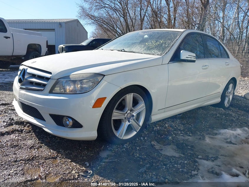 2010 MERCEDES-BENZ C VIN: WDDGF8BB2AR128141