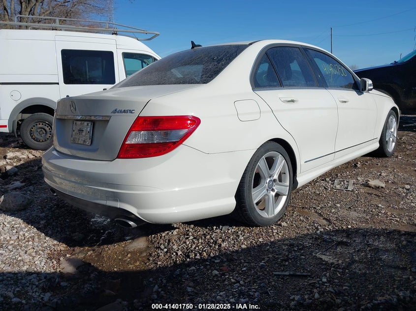 2010 MERCEDES-BENZ C VIN: WDDGF8BB2AR128141