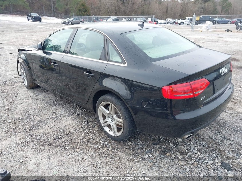 2009 AUDI A4 VIN: WAUMK98K09A118527