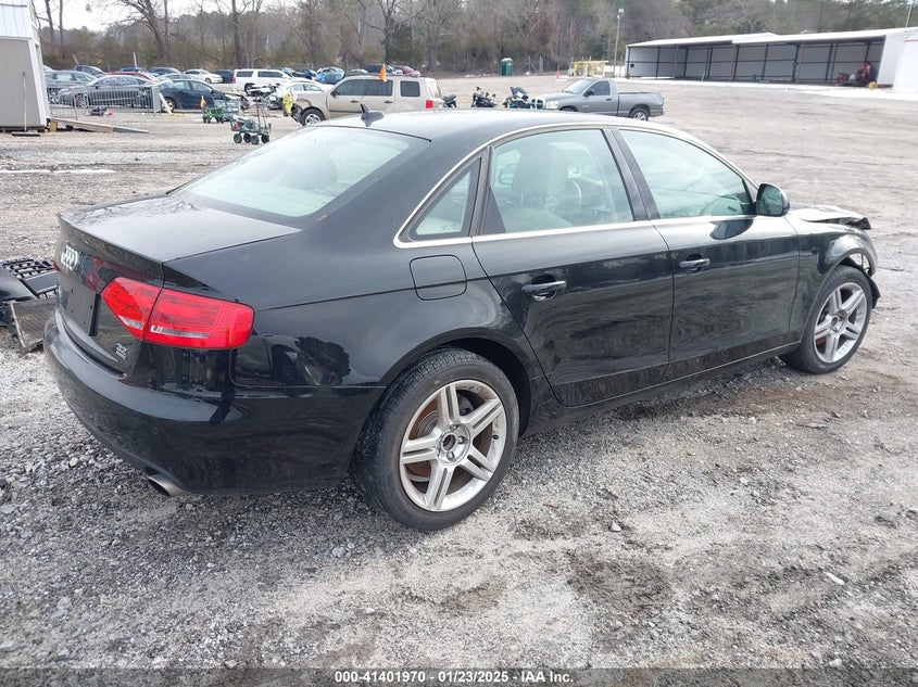 2009 AUDI A4 VIN: WAUMK98K09A118527