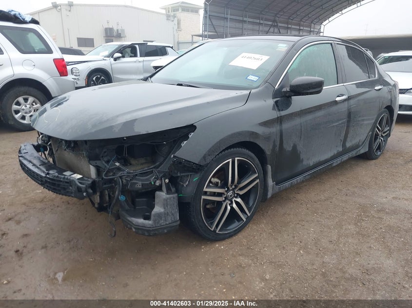 2016 HONDA ACCORD VIN: 1HGCR2F56GA205832