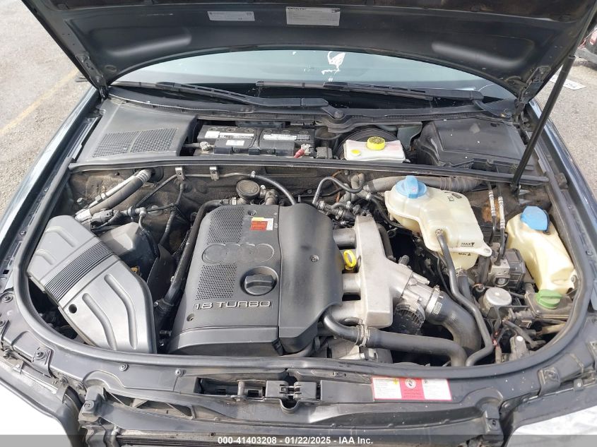 2004 Audi A4 1.8T VIN: WAUJC68E44A214310 Lot: 41403208