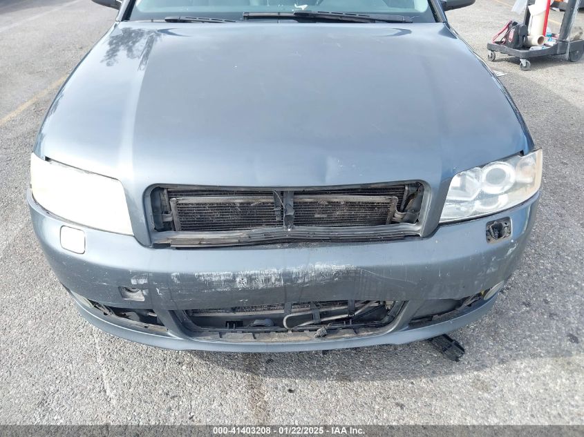 2004 Audi A4 1.8T VIN: WAUJC68E44A214310 Lot: 41403208