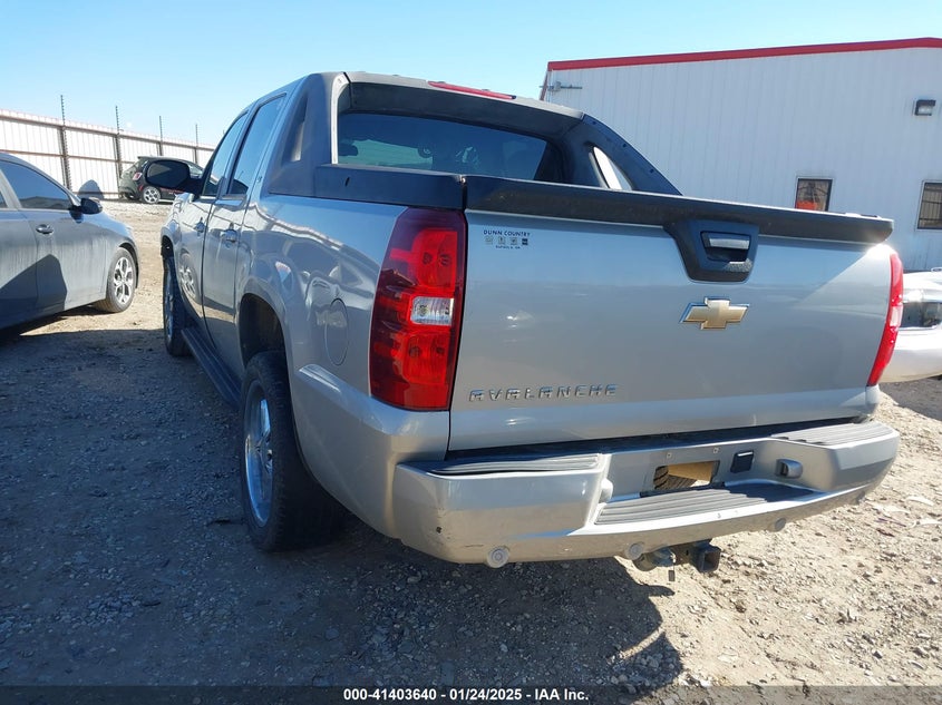 2007 CHEVROLET AVALANCHE 1500 VIN: 3GNEC12J57G124285