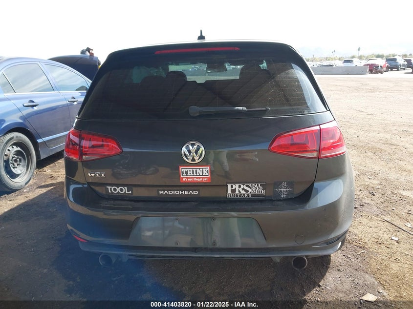 2016 VOLKSWAGEN GOLF GTI SE 4-DOOR - 3VW5T7AU3GM004653