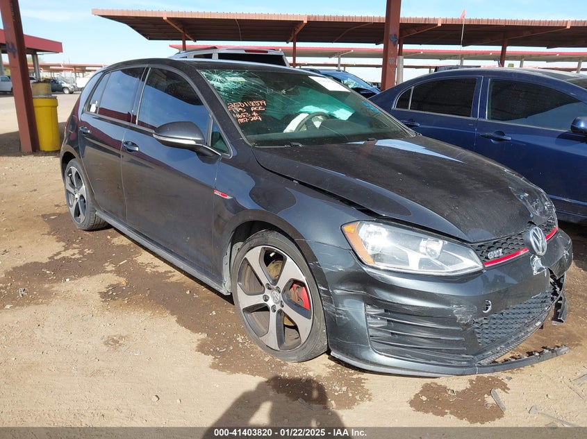 2016 VOLKSWAGEN GOLF GTI SE 4-DOOR - 3VW5T7AU3GM004653