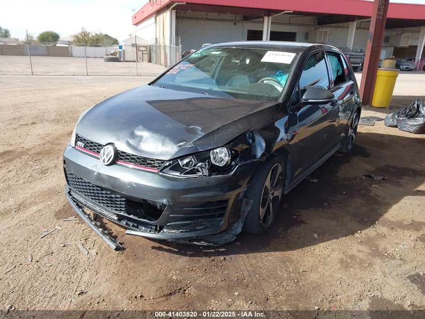 2016 VOLKSWAGEN GOLF GTI SE 4-DOOR - 3VW5T7AU3GM004653