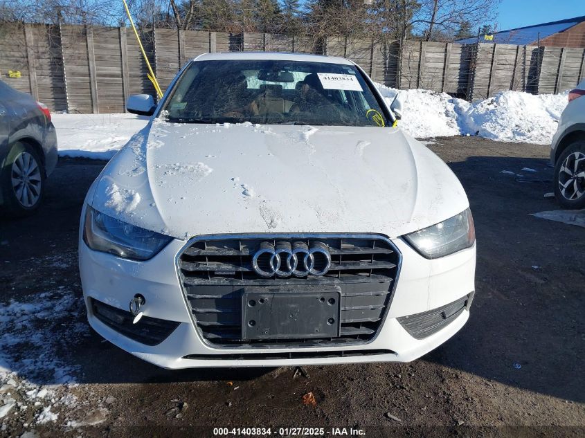 2014 Audi A4 2.0T Premium VIN: WAUBFAFL9EN007387 Lot: 41403834