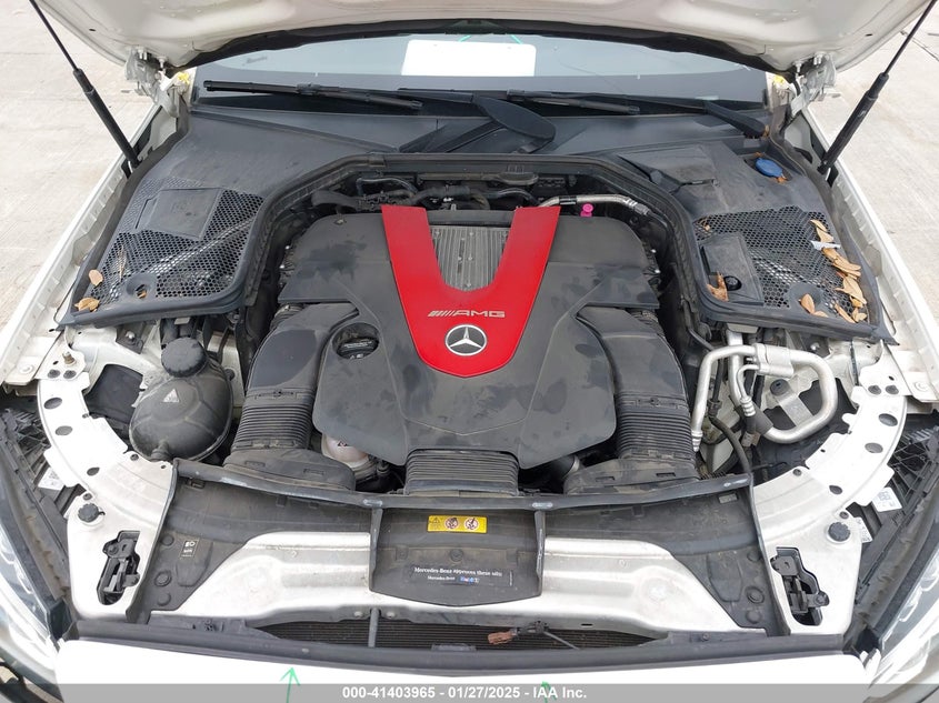 2018 MERCEDES-BENZ AMG C 43 VIN: WDDWK6EBXJF654008