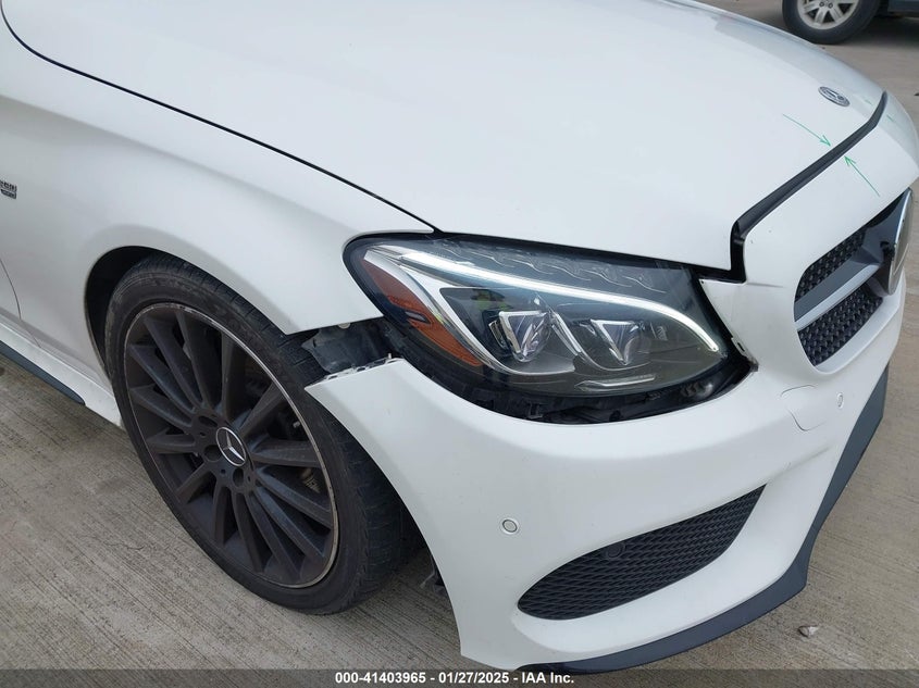 2018 MERCEDES-BENZ AMG C 43 VIN: WDDWK6EBXJF654008
