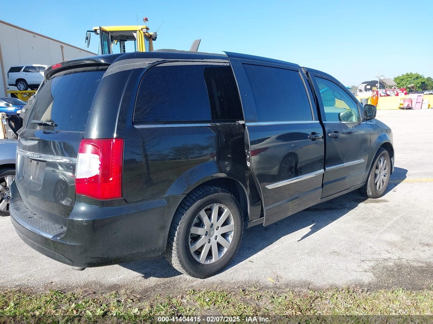 Vin: 2c4rc1bg8dr706398, lot: 41894935, chrysler town & country touring 20134