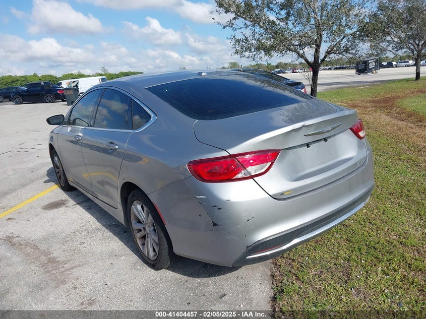Vin: 1c3cccab1gn105993, lot: 41894977, chrysler 200 limited 20163