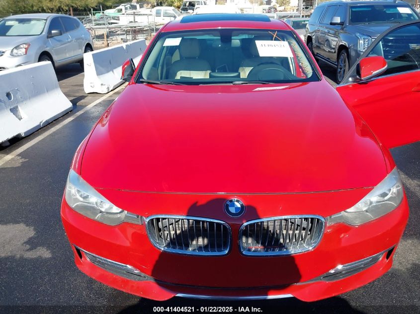 2012 BMW 328I VIN: WBA3A5C57CF340209 Lot: 41404521