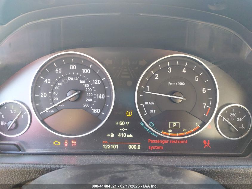 2012 BMW 328I VIN: WBA3A5C57CF340209 Lot: 41404521