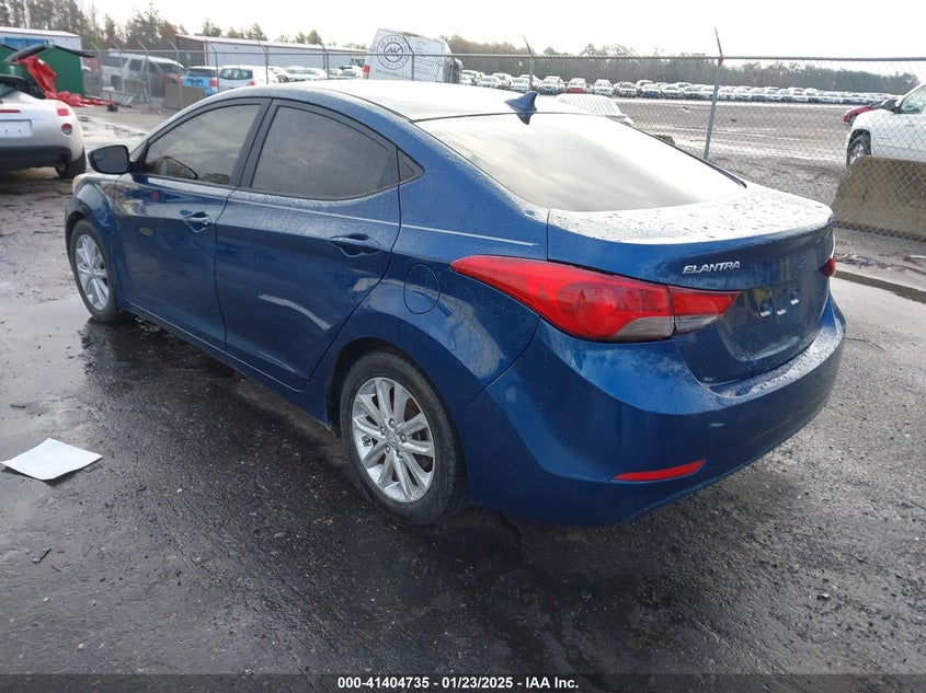 2014 HYUNDAI ELANTRA VIN: KMHDH4AE7EU031558