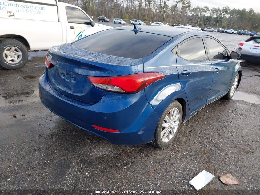 2014 HYUNDAI ELANTRA VIN: KMHDH4AE7EU031558