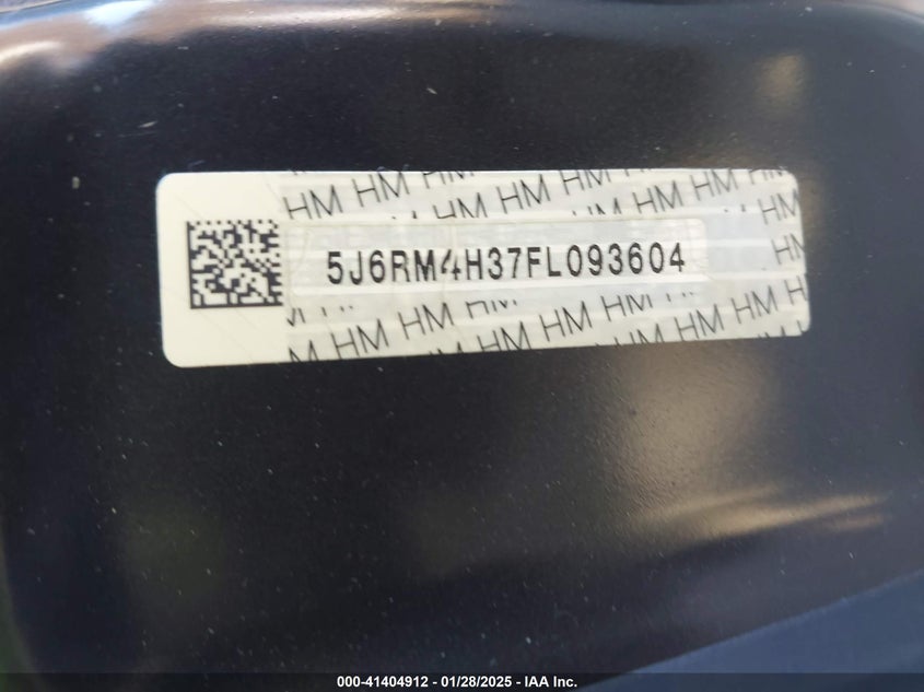 2015 HONDA CR-V LX - 5J6RM4H37FL093604