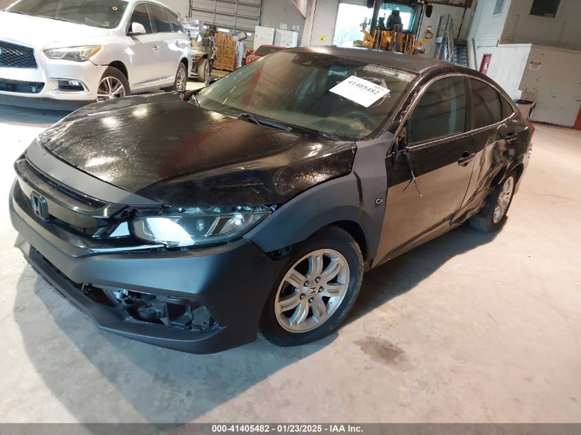 2019 Honda Civic Lx VIN: 19XFC2F61KE026576 Lot: 41405482