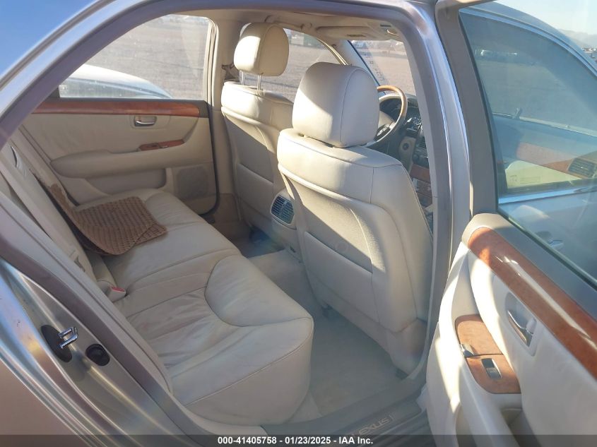 2002 Lexus Ls 430 VIN: JTHBN30F120087506 Lot: 41405758