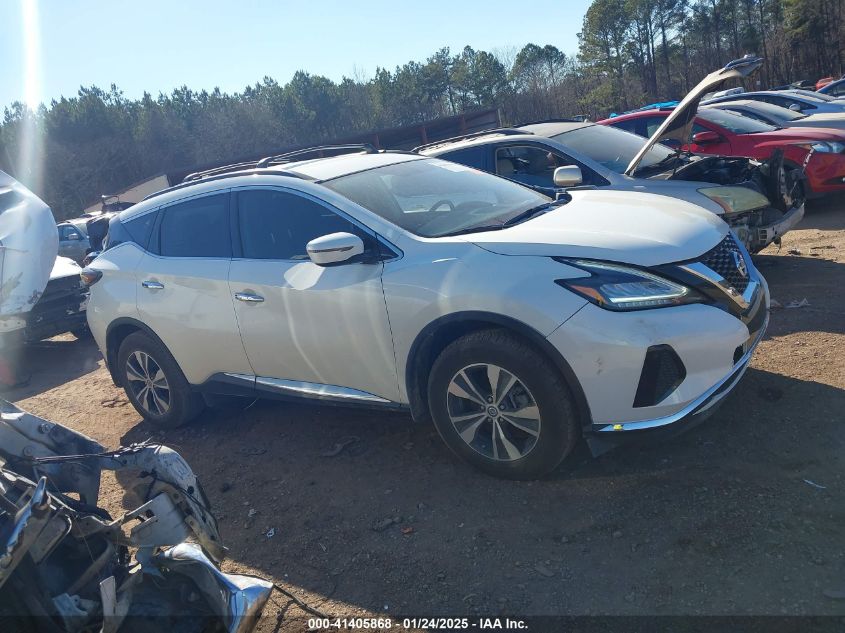 2019 Nissan Murano Sv VIN: 5N1AZ2MJ6KN131766 Lot: 41405868