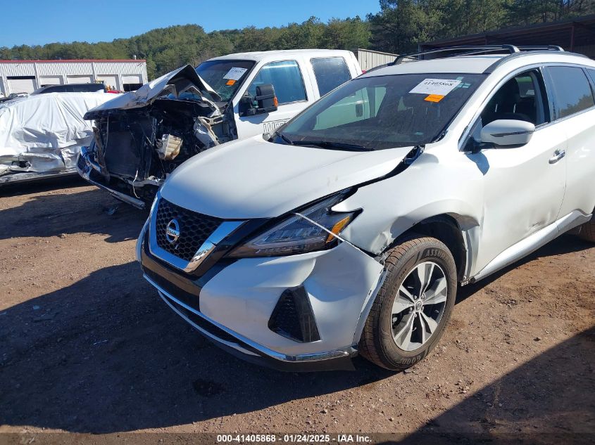 2019 Nissan Murano Sv VIN: 5N1AZ2MJ6KN131766 Lot: 41405868