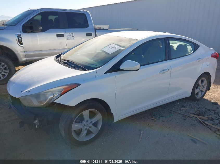 VIN 5NPDH4AE7DH168528 2013 HYUNDAI ELANTRA no.2