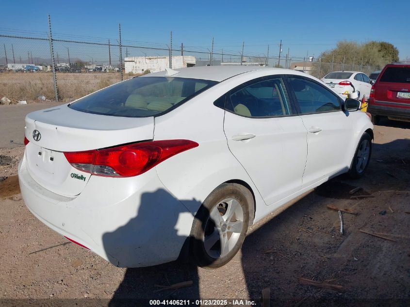 VIN 5NPDH4AE7DH168528 2013 HYUNDAI ELANTRA no.4