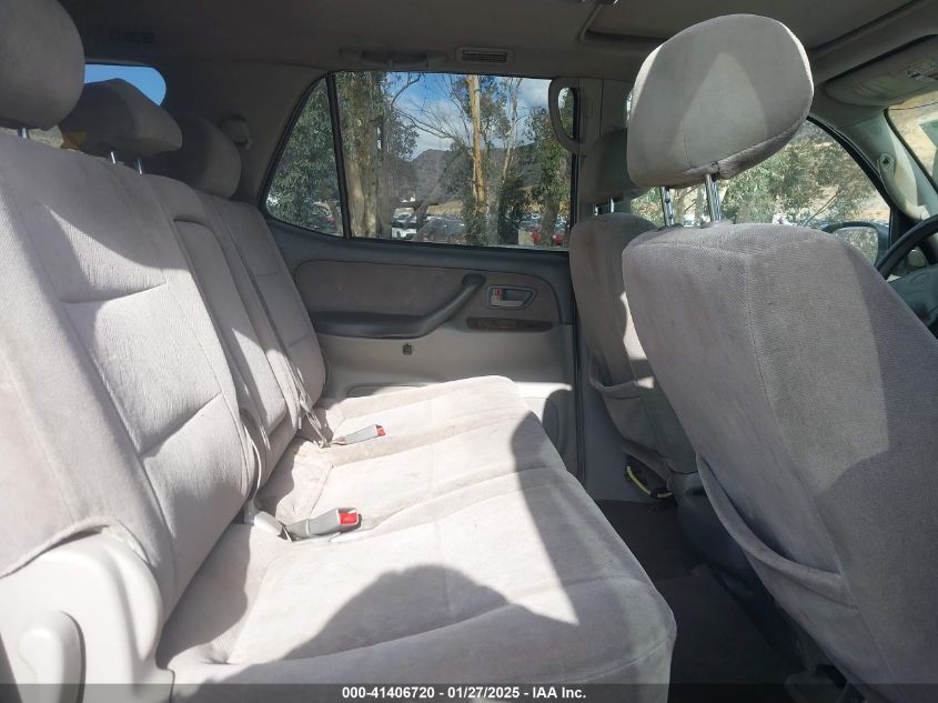 2001 Toyota Sequoia Sr5 V8 VIN: 5TDZT34A91S032950 Lot: 41406720