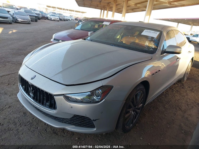 Vin: zam57rsa9h1195609, lot: 41897714, maserati ghibli s 20172
