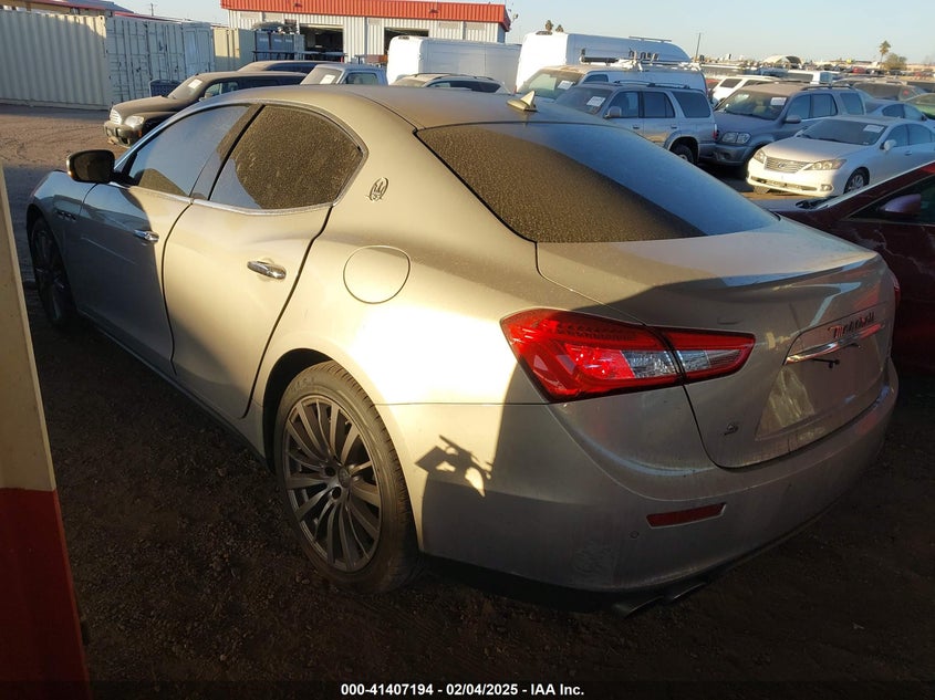 Vin: zam57rsa9h1195609, lot: 41897714, maserati ghibli s 20173