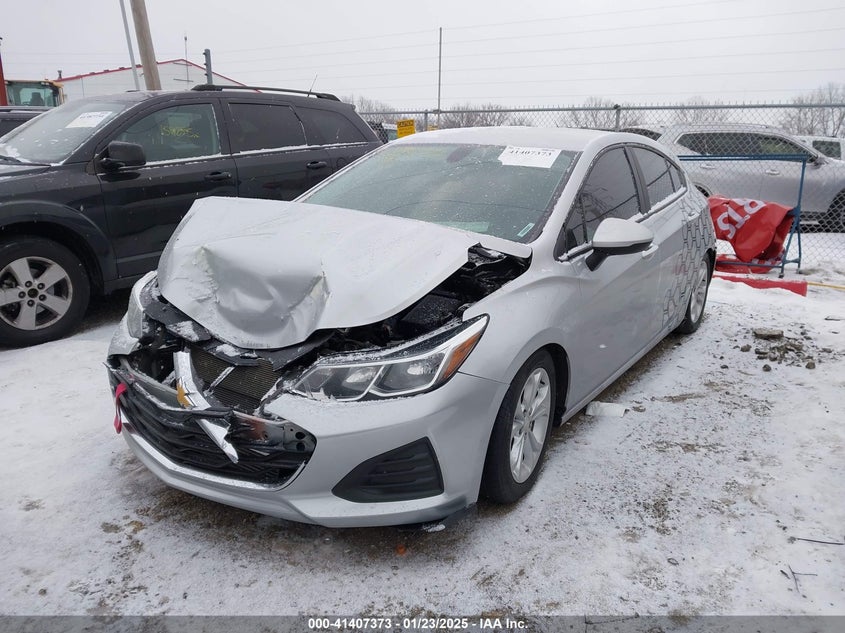 2019 CHEVROLET CRUZE VIN: 3G1BC6SM9KS588889