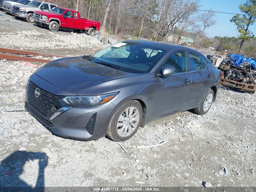Vin: 3n1ab8bv8sy214476, lot: 41898232, nissan sentra s 20252