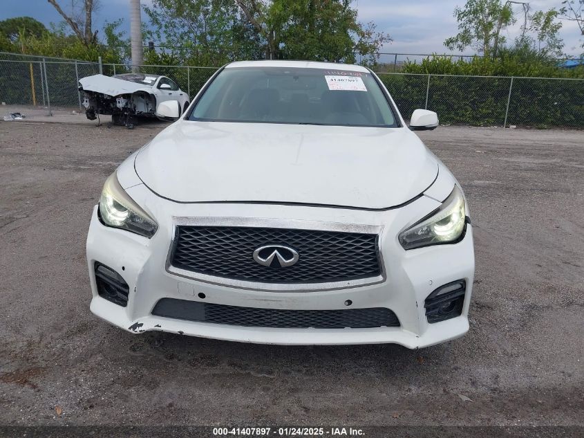 VIN JN1BV7AP2EM670148 2014 INFINITI Q50 no.6