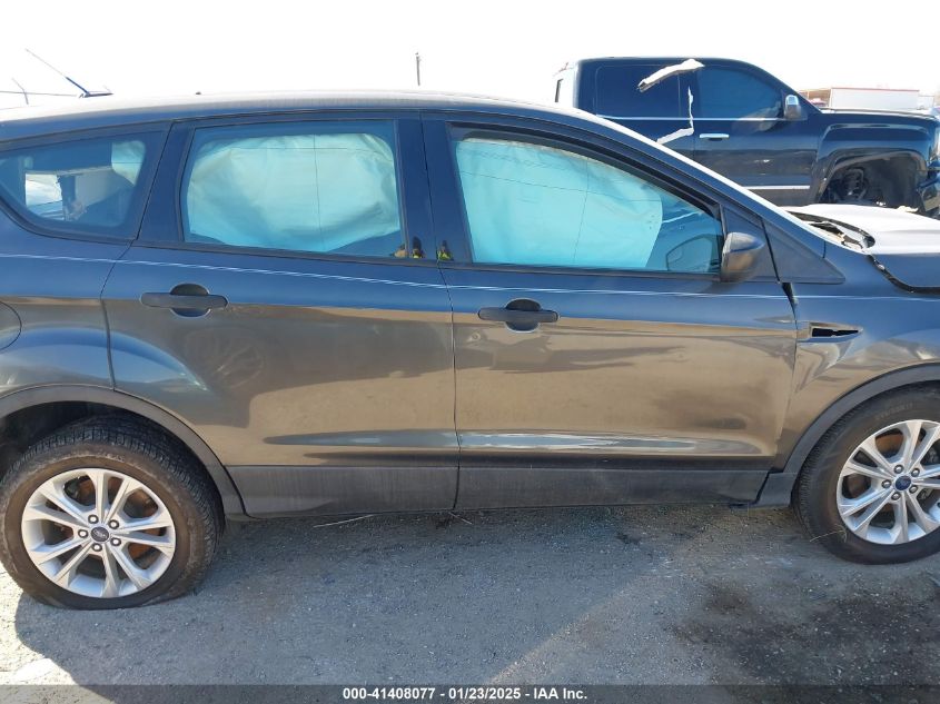 2018 Ford Escape S VIN: 1FMCU0F70JUC59339 Lot: 41408077