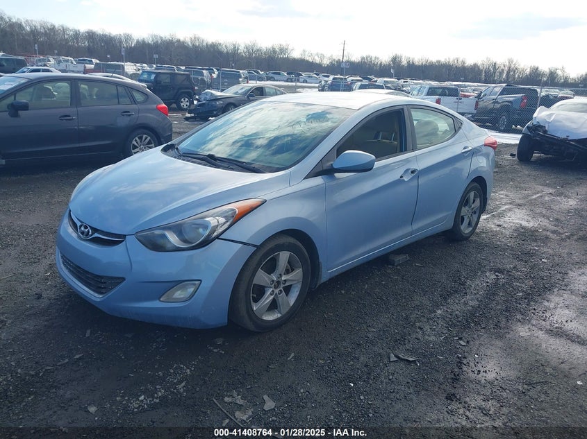 2012 HYUNDAI ELANTRA VIN: KMHDH4AE9CU291490