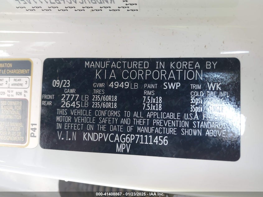2023 KIA SPORTAGE HYBRID EX - KNDPVCAG6P7111456