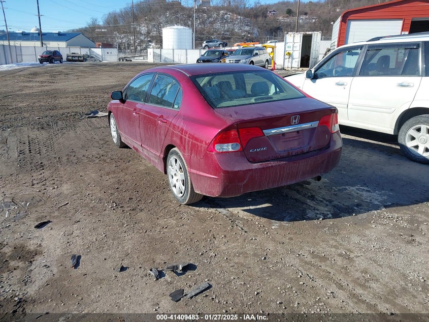 2009 HONDA CIVIC VIN: 2HGFA16599H536326