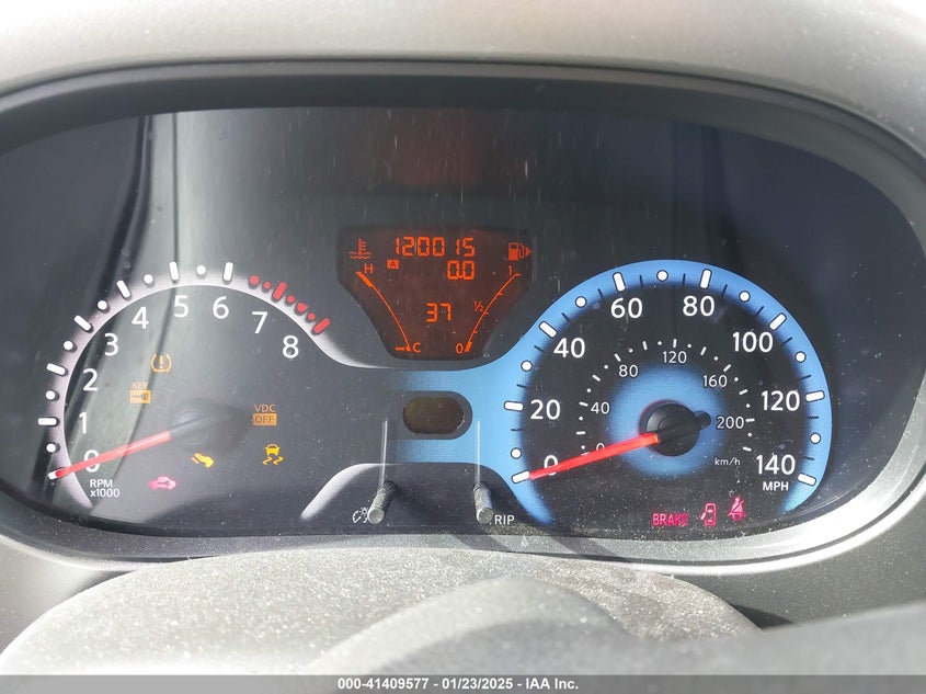 2009 NISSAN CUBE VIN: JN8AZ28R29T121136