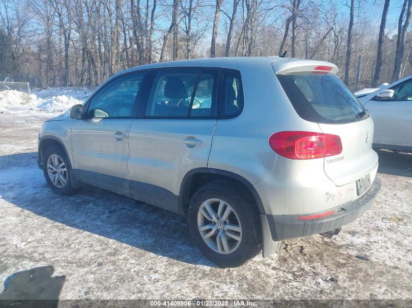 2013 Volkswagen Tiguan S VIN: WVGBV3AX1DW601892 Lot: 41409906