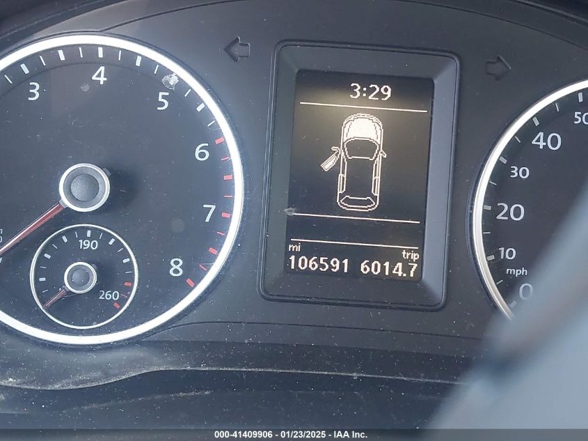 2013 Volkswagen Tiguan S VIN: WVGBV3AX1DW601892 Lot: 41409906