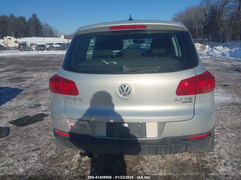 2013 Volkswagen Tiguan S VIN: WVGBV3AX1DW601892 Lot: 41409906