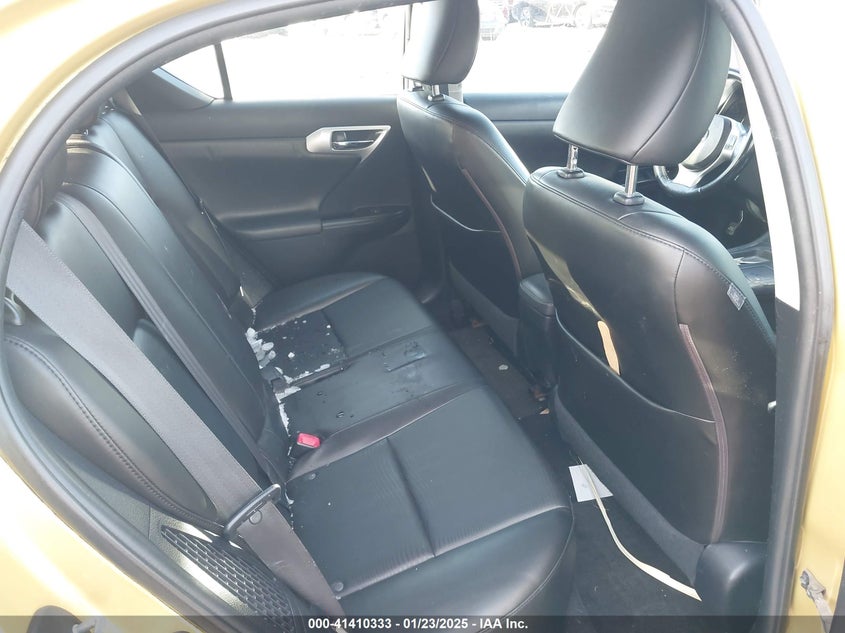 2012 LEXUS CT 200H VIN: JTHKD5BH8C2077347
