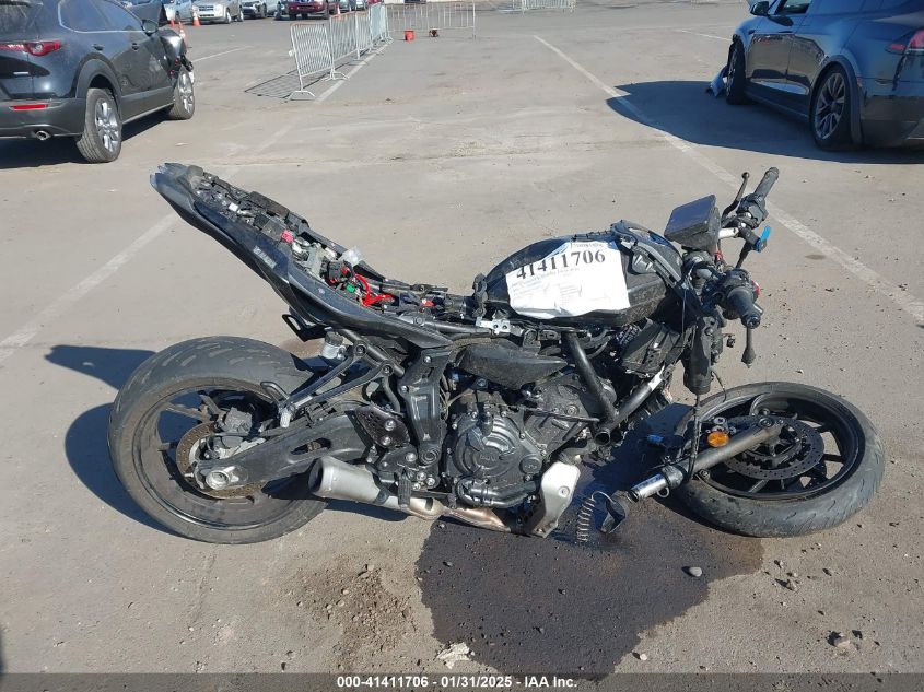 2024 Yamaha Mt07 VIN: JYARM32E6RA009472 Lot: 41411706