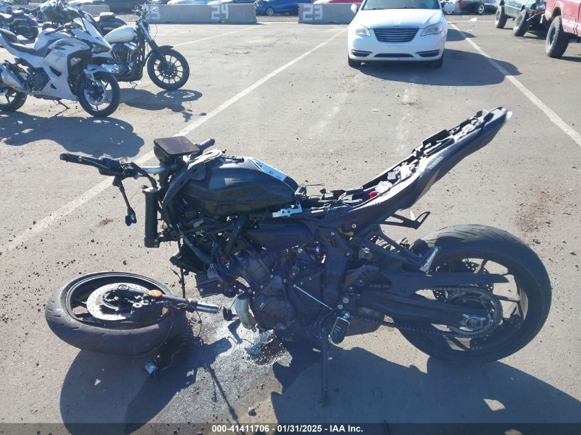 2024 Yamaha Mt07 VIN: JYARM32E6RA009472 Lot: 41411706