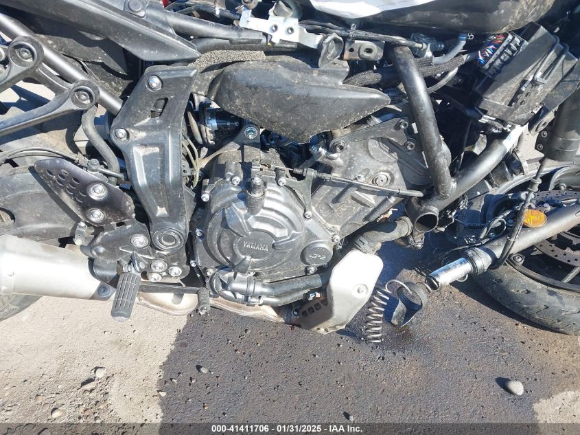 2024 Yamaha Mt07 VIN: JYARM32E6RA009472 Lot: 41411706