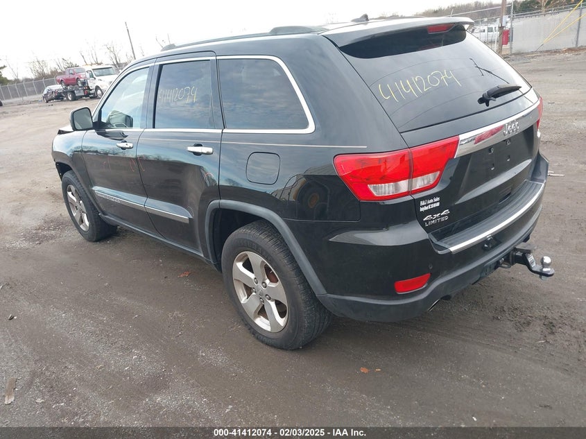 Vin: 1j4rr5gt8bc700497, lot: 41902594, jeep grand cherokee limited 20113