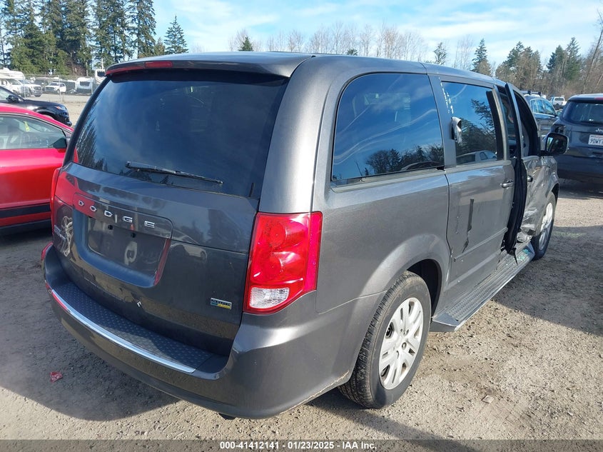 Vin: 2c4rdgbg6gr244797, lot: 41902661, dodge grand caravan se 20164