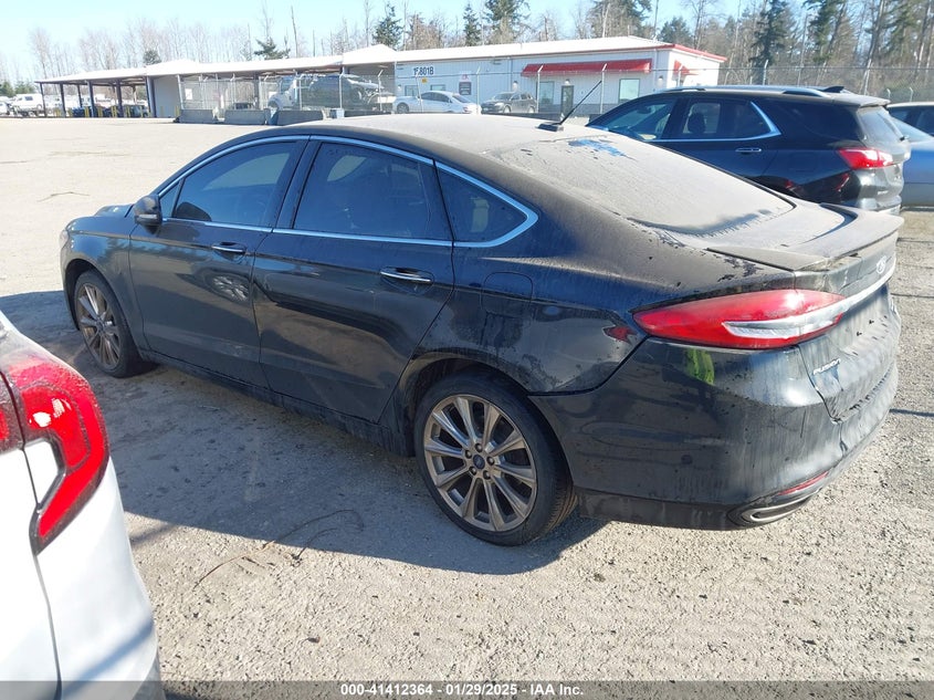 Vin: 3fa6p0d9xhr295026, lot: 41902884, ford fusion platinum 20173
