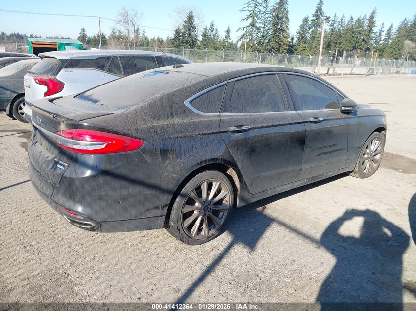 Vin: 3fa6p0d9xhr295026, lot: 41902884, ford fusion platinum 20174