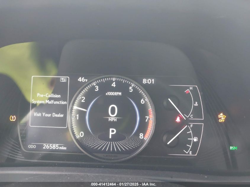 2021 Lexus Ux 200 VIN: JTHX3JBH9M2040214 Lot: 41412464